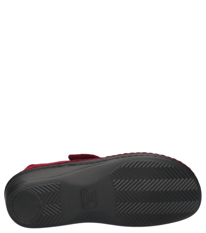 Finn Comfort pantoffel <span>6551 416056 Adelboden</span> 6551 416056 Adelboden rood - www.bremmerschoenen.info - Bremmer Schoenen