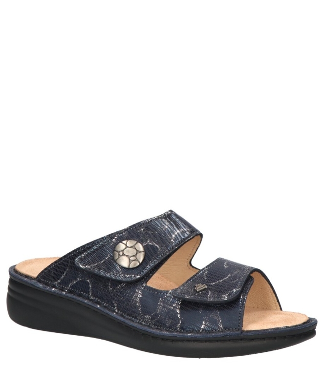 Finn Comfort slipper <span>2642 814046 Moorea</span> 2642 814046 Moorea blauw - www.bremmerschoenen.info - Bremmer Schoenen