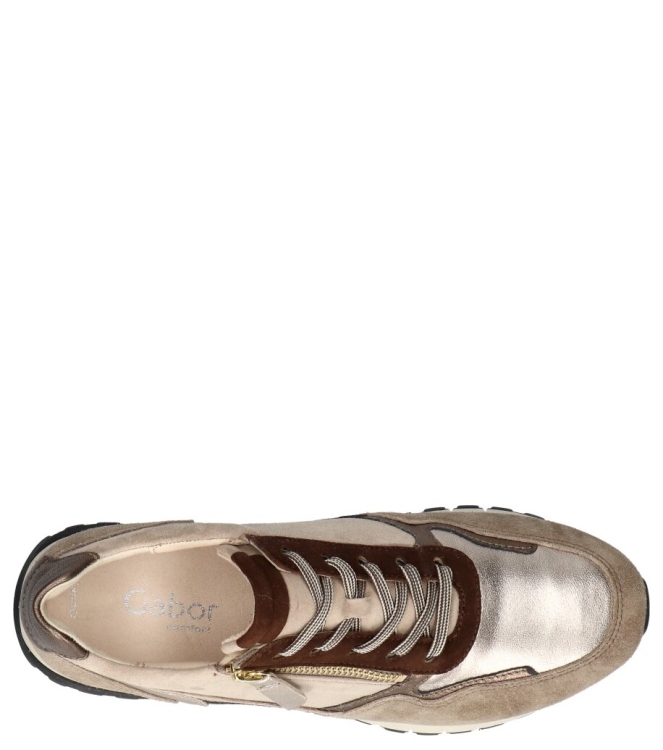 Gabor sneaker <span>56.378.82</span> 56.378.82 beige - www.bremmerschoenen.info - Bremmer Schoenen