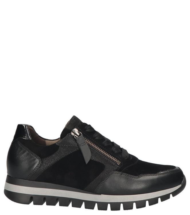 Gabor sneaker <span>56.438.37</span> 56.438.37 zwart - www.bremmerschoenen.info - Bremmer Schoenen