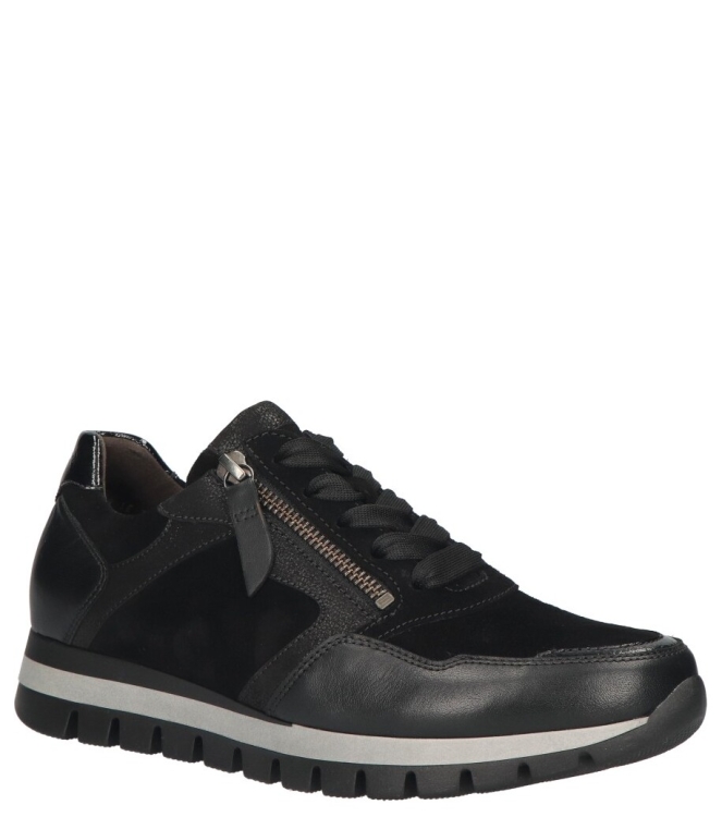 Gabor sneaker <span>56.438.37</span> 56.438.37 zwart - www.bremmerschoenen.info - Bremmer Schoenen