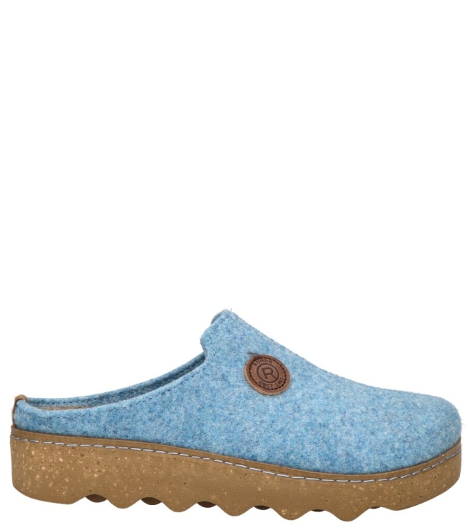 Rohde pantoffel <span>6120 51</span> 6120 51 blauw - www.bremmerschoenen.info - Bremmer Schoenen