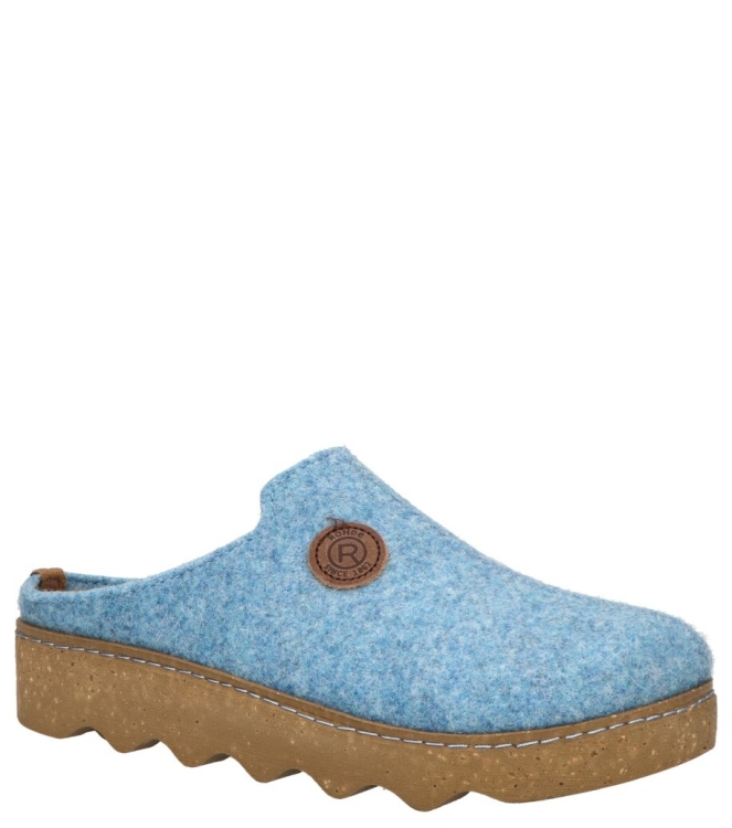 Rohde pantoffel <span>6120 51</span> 6120 51 blauw - www.bremmerschoenen.info - Bremmer Schoenen
