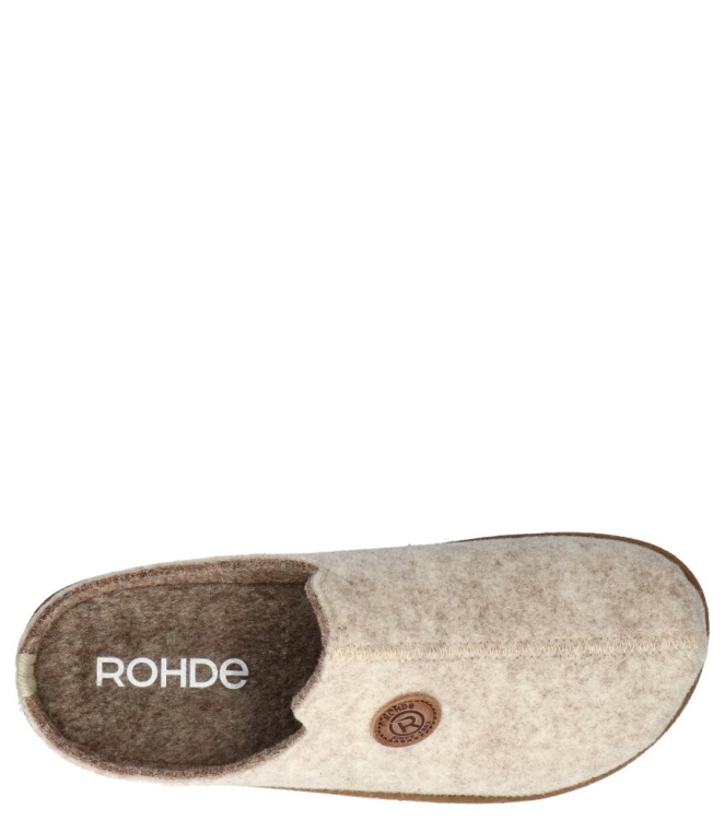 Rohde pantoffel <span>6120 13</span> 6120 13 beige - www.bremmerschoenen.info - Bremmer Schoenen
