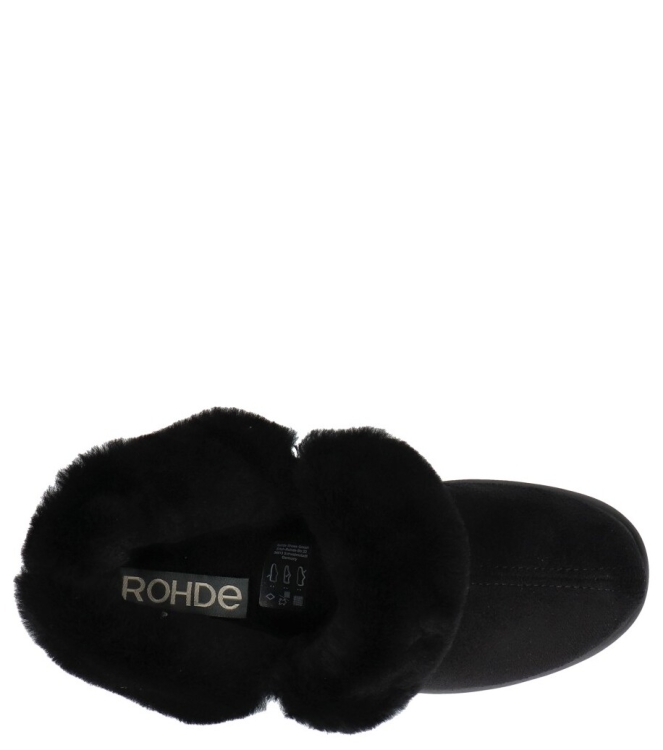 Rohde pantoffel <span>2515 90</span> 2515 90 zwart - www.bremmerschoenen.info - Bremmer Schoenen