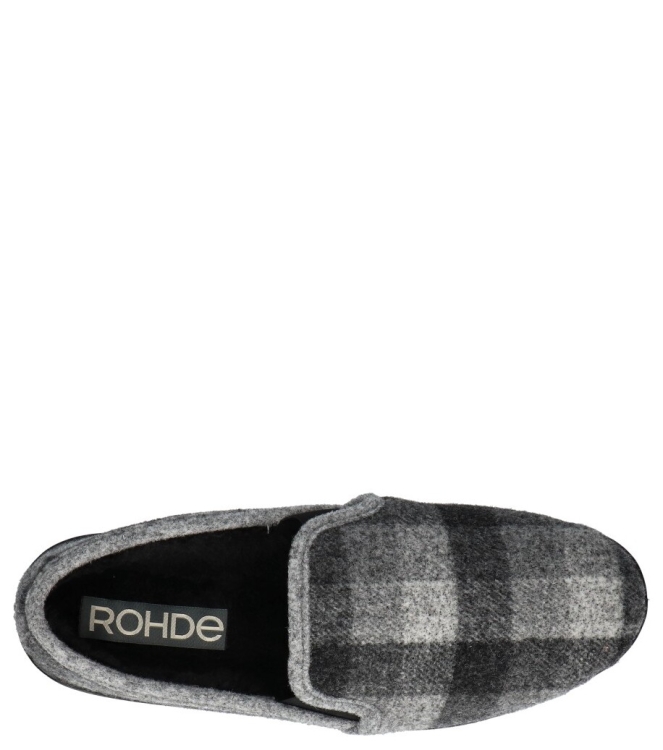 Rohde pantoffel <span>2607 82</span> 2607 82 grijs - www.bremmerschoenen.info - Bremmer Schoenen