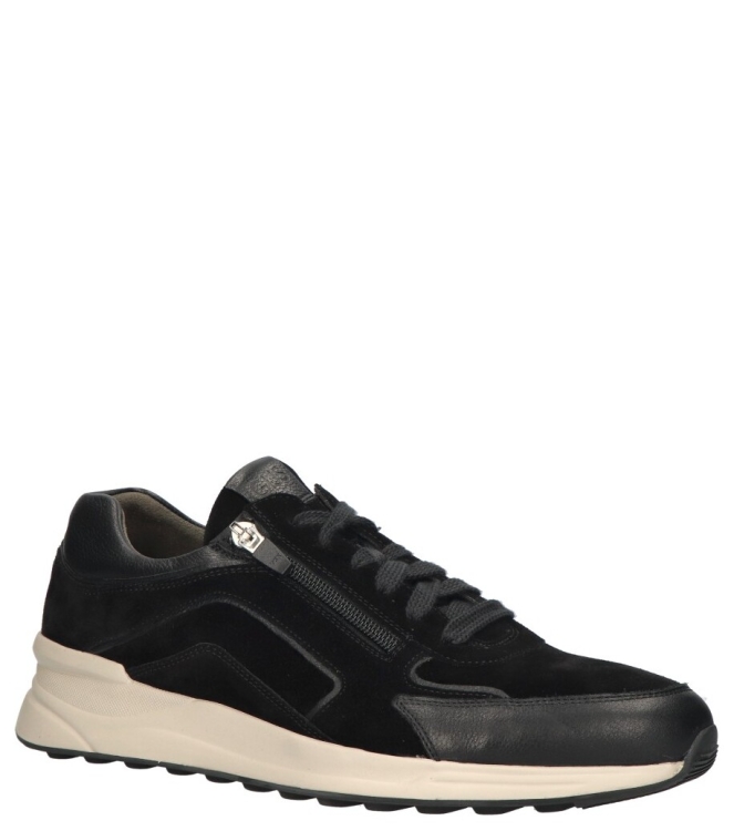 Gijs sneaker <span>2130 905 1152</span> 2130 905 1152 zwart - www.bremmerschoenen.info - Bremmer Schoenen