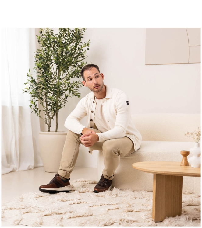 Gijs sneaker <span>2120 908 1220</span> 2120 908 1220 bruin - www.bremmerschoenen.info - Bremmer Schoenen
