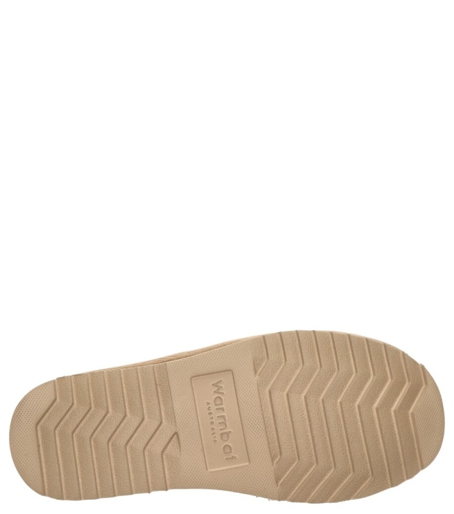 Warmbat pantoffel <span>Willow women WLW321051 Stone</span> Willow women WLW321051 Stone beige - www.bremmerschoenen.info - Bremmer Schoenen