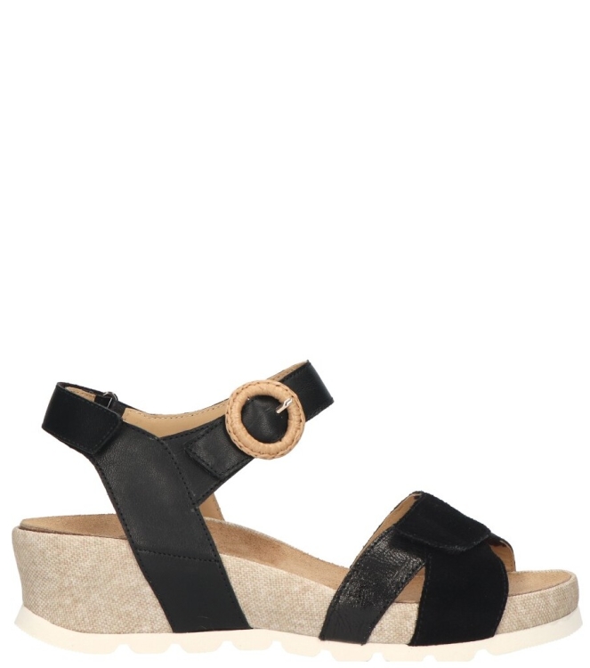 Durea sandaal <span>7425 024 1602</span> 7425 024 1602 zwart - www.bremmerschoenen.info - Bremmer Schoenen