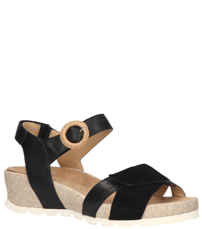 Durea sandaal <span>7425 024 1602</span> 7425 024 1602 zwart - www.bremmerschoenen.info - Bremmer Schoenen