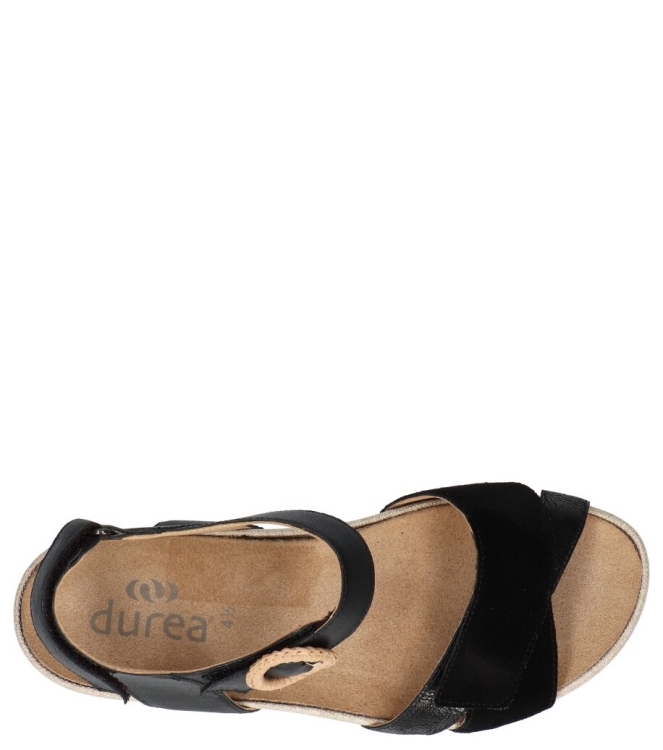 Durea sandaal <span>7425 024 1602</span> 7425 024 1602 zwart - www.bremmerschoenen.info - Bremmer Schoenen