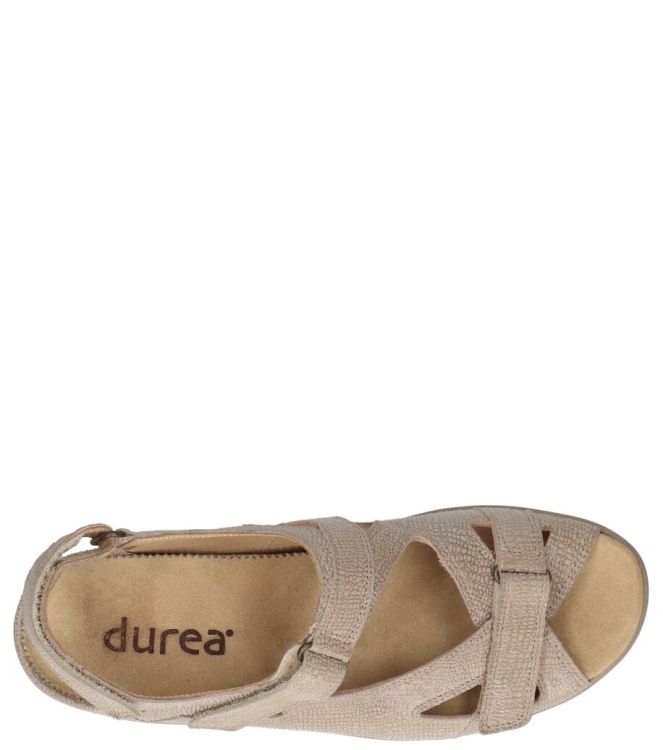 Durea sandaal <span>7258 219 0826</span> 7258 219 0826 beige - www.bremmerschoenen.info - Bremmer Schoenen