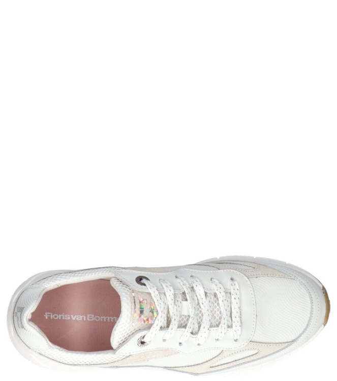 Floris van Bommel sneaker <span>Daysi 01.00 SFW-10101 60-01 </span> Daysi 01.00 SFW-10101 60-01  wit - www.bremmerschoenen.info - Bremmer Schoenen