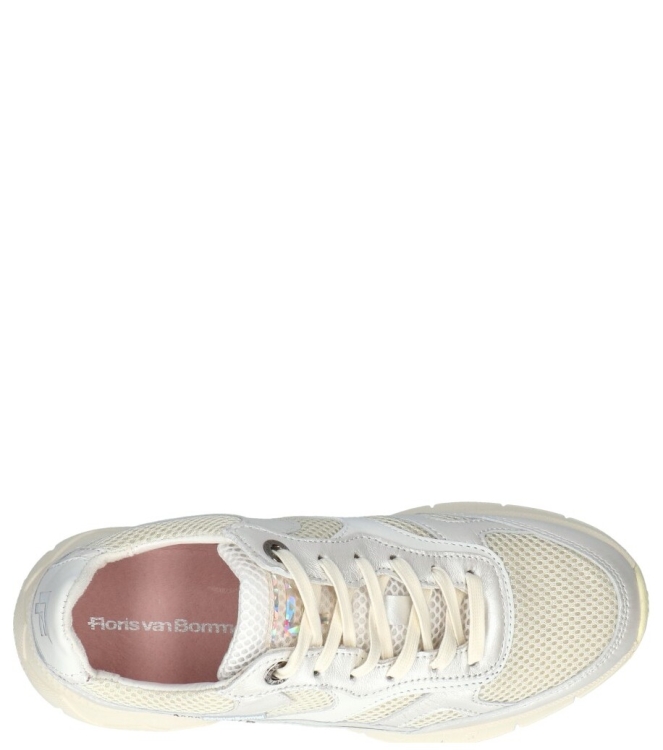 Floris van Bommel sneaker <span>Daysi 03.02 SFW-10133 90-01 </span> Daysi 03.02 SFW-10133 90-01  zilver - www.bremmerschoenen.info - Bremmer Schoenen