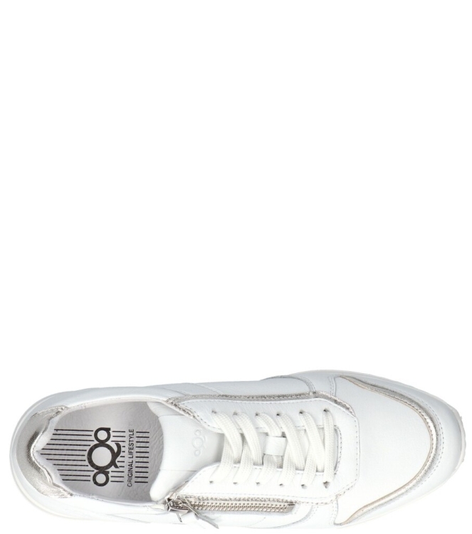 Aqa sneaker <span>A8731 A11B47</span> A8731 A11B47 wit - www.bremmerschoenen.info - Bremmer Schoenen