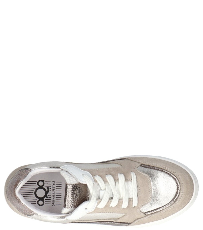 Aqa sneaker <span>A8695 A49B54</span> A8695 A49B54 beige - www.bremmerschoenen.info - Bremmer Schoenen