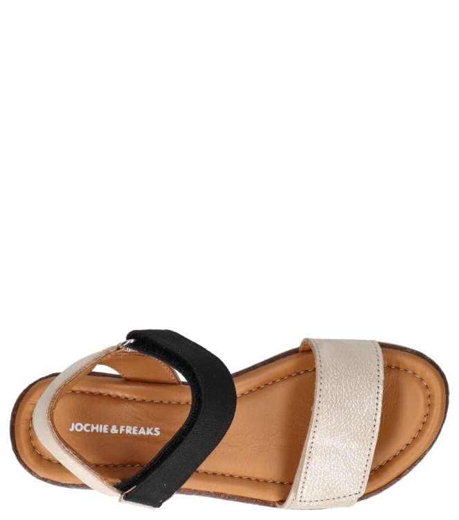 Jochie-Freaks sandaal <span>JF-25728 150 Soul</span> JF-25728 150 Soul goud - www.bremmerschoenen.info - Bremmer Schoenen