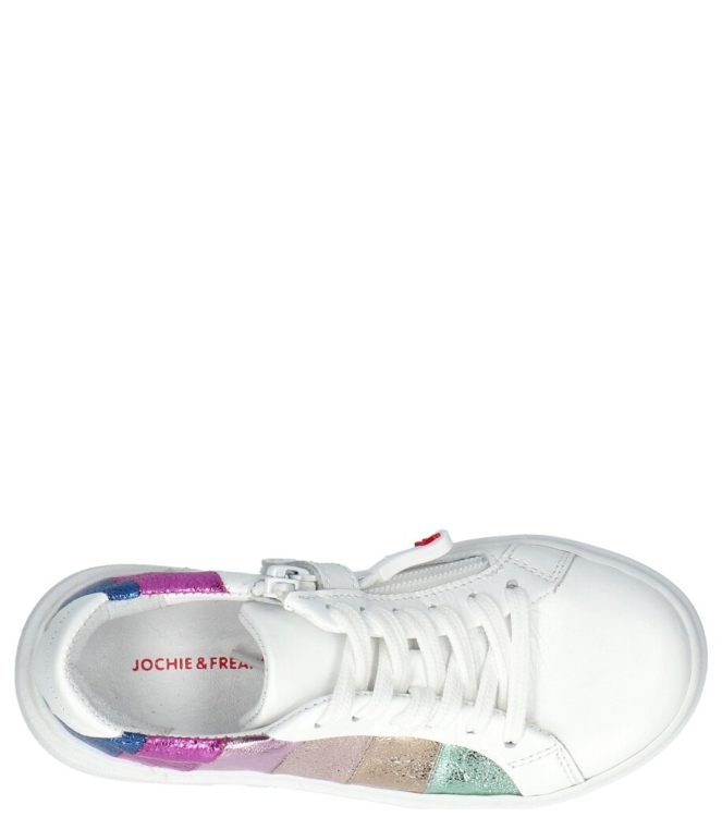 Jochie-Freaks sneaker <span>JF-25502 900 Evita</span> JF-25502 900 Evita wit - www.bremmerschoenen.info - Bremmer Schoenen