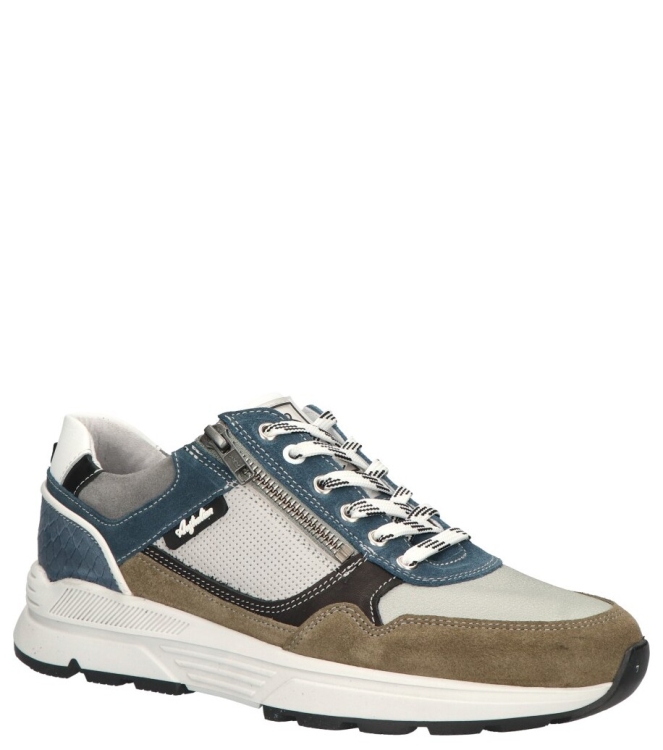Australian sneaker <span>15.1646.04 PKX Connery width H</span> 15.1646.04 PKX Connery width H groen - www.bremmerschoenen.info - Bremmer Schoenen