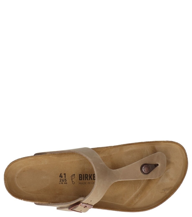 Birkenstock slipper <span>943811 Gizeh</span> 943811 Gizeh groen - www.bremmerschoenen.info - Bremmer Schoenen