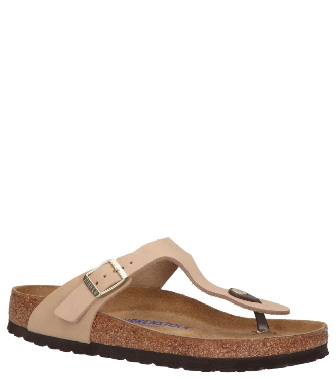 Birkenstock slipper <span>1018999 Gizeh</span> 1018999 Gizeh beige - www.bremmerschoenen.info - Bremmer Schoenen