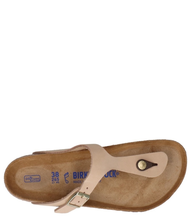 Birkenstock slipper <span>1018999 Gizeh</span> 1018999 Gizeh beige - www.bremmerschoenen.info - Bremmer Schoenen