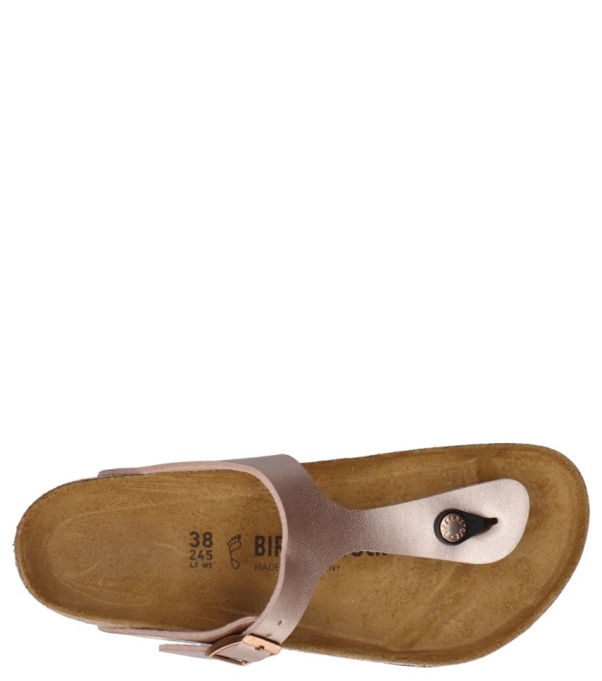 Birkenstock slipper <span>1023943 Gizeh</span> 1023943 Gizeh goud - www.bremmerschoenen.info - Bremmer Schoenen