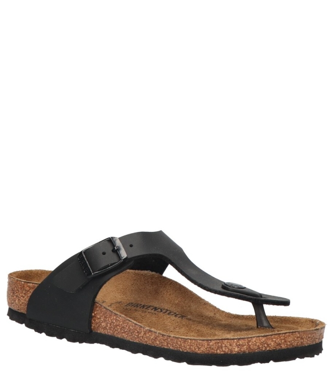 Birkenstock slipper <span>846141 Gizeh kids</span> 846141 Gizeh kids zwart - www.bremmerschoenen.info - Bremmer Schoenen