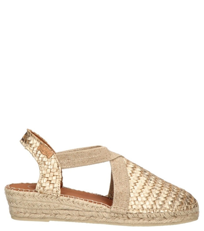 Toni Pons espadrille <span>Siracusa plati pell</span> Siracusa plati pell goud - www.bremmerschoenen.info - Bremmer Schoenen