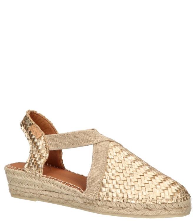 Toni Pons espadrille <span>Siracusa plati pell</span> Siracusa plati pell goud - www.bremmerschoenen.info - Bremmer Schoenen