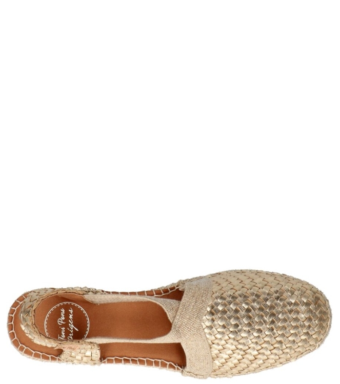 Toni Pons espadrille <span>Siracusa plati pell</span> Siracusa plati pell goud - www.bremmerschoenen.info - Bremmer Schoenen