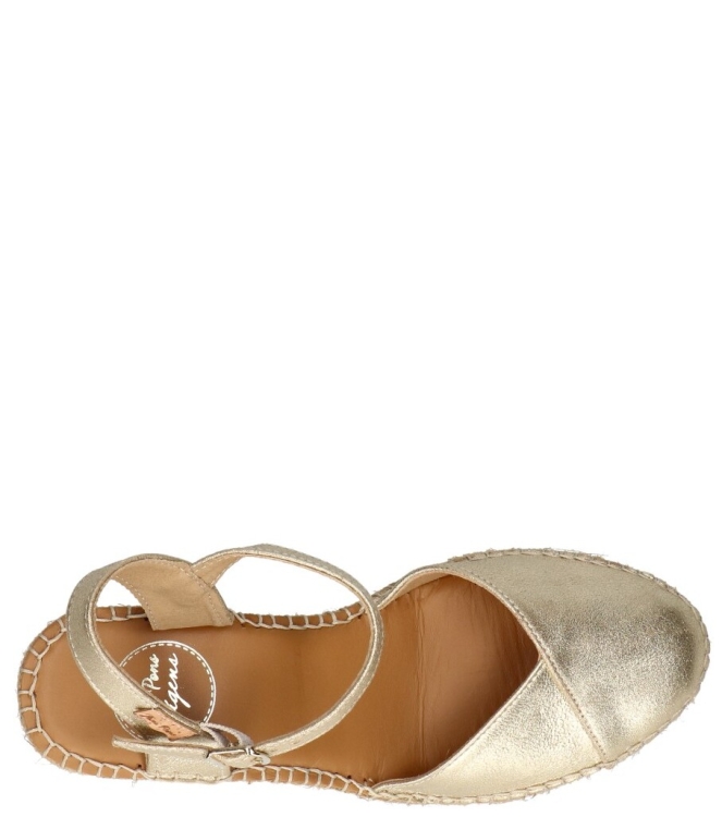 Toni Pons espadrille <span>Bianca As champagne Astral</span> Bianca As champagne Astral goud - www.bremmerschoenen.info - Bremmer Schoenen