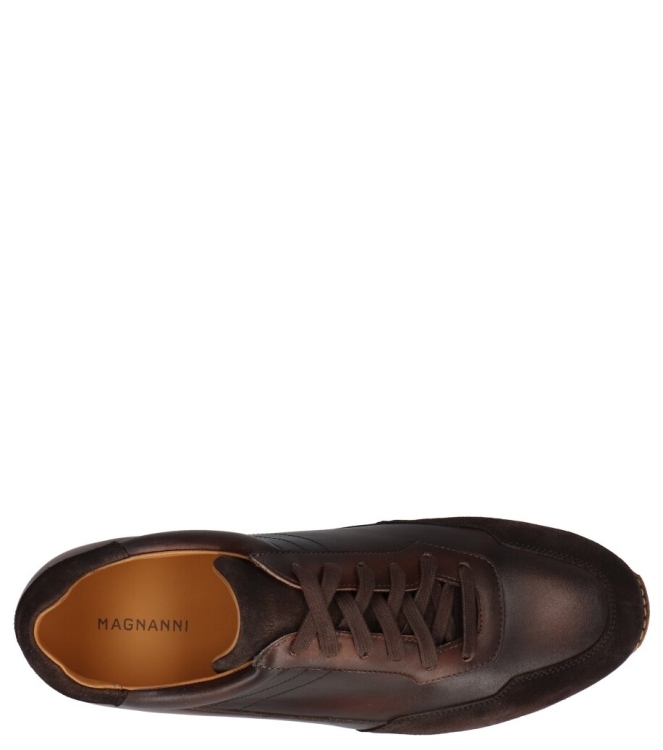 Magnanni sneaker <span>24742 528 Marron Leno</span> 24742 528 Marron Leno bruin - www.bremmerschoenen.info - Bremmer Schoenen