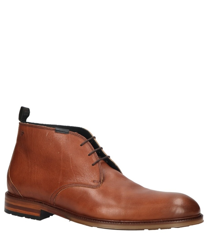 Floris van Bommel veterboot <span>De Normer 01.00 SFM-50132 24-01</span> De Normer 01.00 SFM-50132 24-01 cognac - www.bremmerschoenen.info - Bremmer Schoenen