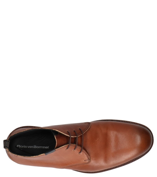 Floris van Bommel veterboot <span>De Normer 01.00 SFM-50132 24-01</span> De Normer 01.00 SFM-50132 24-01 cognac - www.bremmerschoenen.info - Bremmer Schoenen