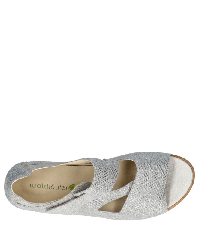 Waldlaufer sandaal <span>342025 100 211 Heliett</span> 342025 100 211 Heliett zilver - www.bremmerschoenen.info - Bremmer Schoenen