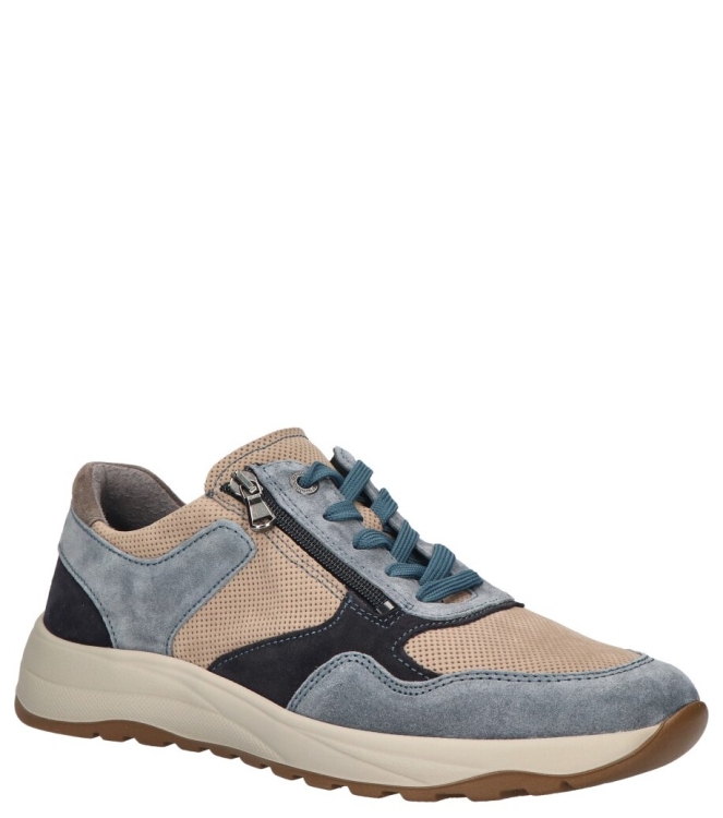 Waldlaufer sneaker <span>662001 404 739 K-John</span> 662001 404 739 K-John blauw - www.bremmerschoenen.info - Bremmer Schoenen