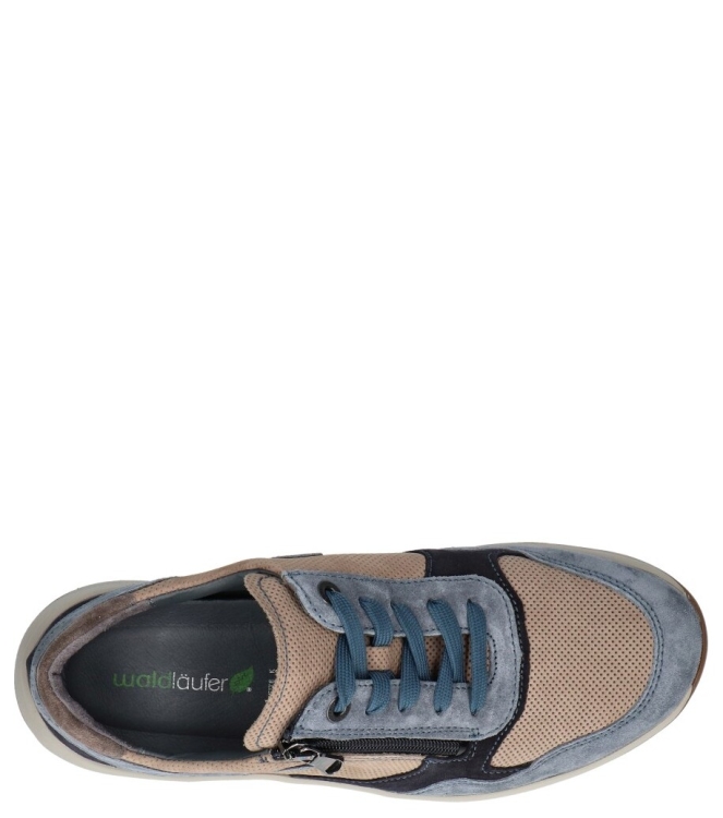 Waldlaufer sneaker <span>662001 404 739 K-John</span> 662001 404 739 K-John blauw - www.bremmerschoenen.info - Bremmer Schoenen