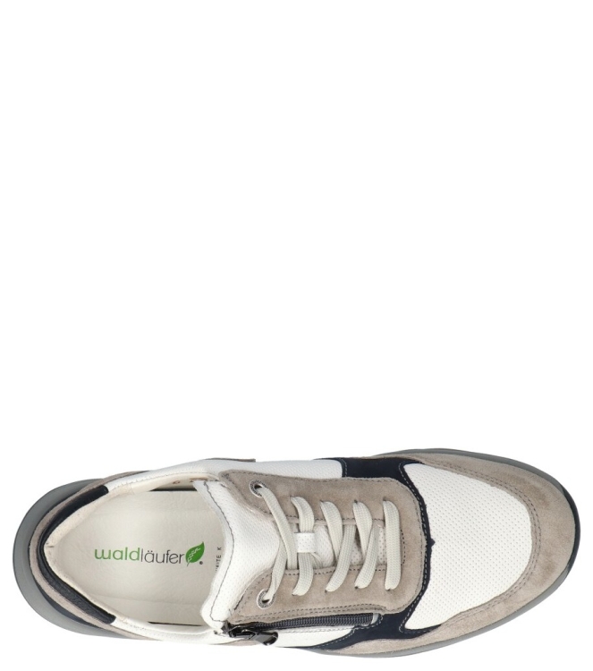 Waldlaufer sneaker <span>662001 408 947 K-John</span> 662001 408 947 K-John grijs - www.bremmerschoenen.info - Bremmer Schoenen