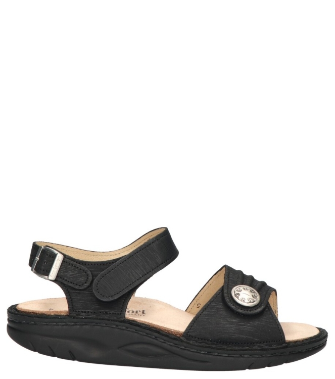 Finn Comfort sandaal <span>1572 816393 Sausalito</span> 1572 816393 Sausalito zwart - www.bremmerschoenen.info - Bremmer Schoenen