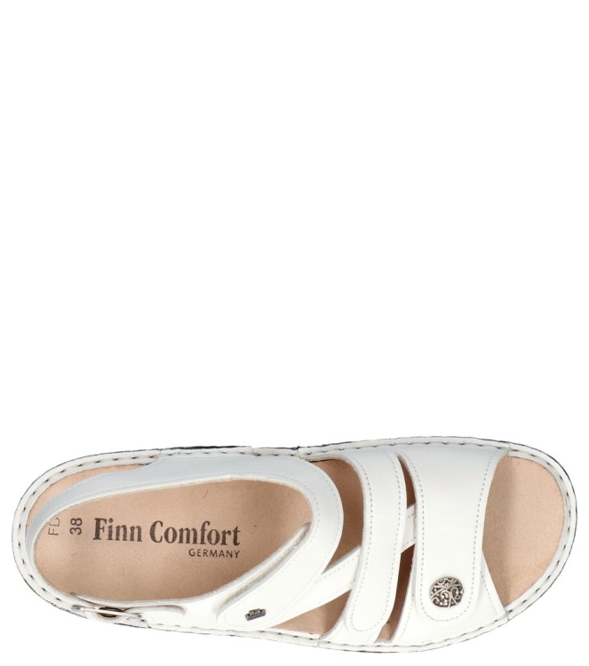 Finn Comfort sandaal <span>2562 001000 Gomera</span> 2562 001000 Gomera wit - www.bremmerschoenen.info - Bremmer Schoenen