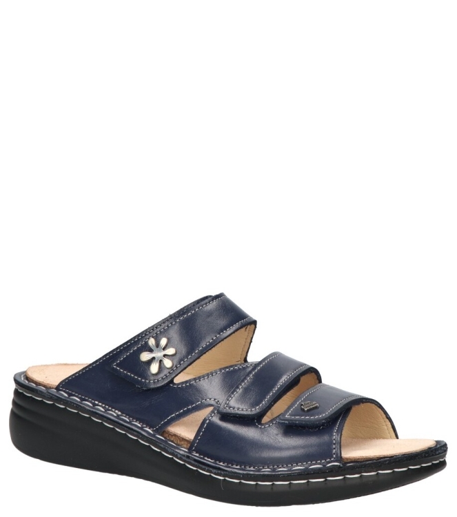 Finn Comfort slipper <span>2640 195241 Grenada</span> 2640 195241 Grenada blauw - www.bremmerschoenen.info - Bremmer Schoenen