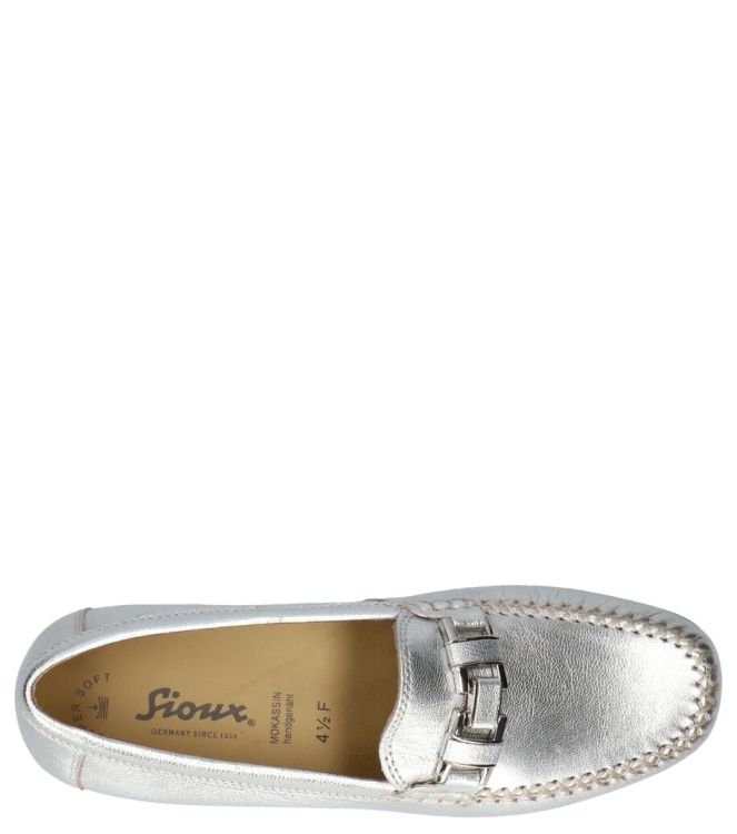Sioux instapper <span>40961 Cambria F</span> 40961 Cambria F zilver - www.bremmerschoenen.info - Bremmer Schoenen