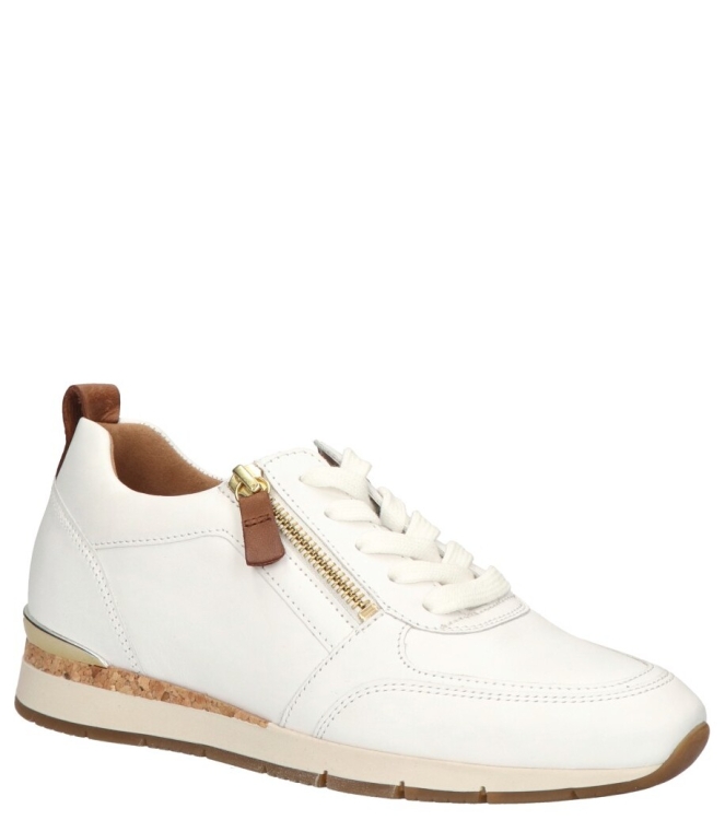 Gabor Gabor sneaker <span>63.411.21</span> 21 weiss/camel (gold) Gabor sneaker <span>63.411.21</span> 63.411.21 wit - www.bremmerschoenen.info - Bremmer Schoenen