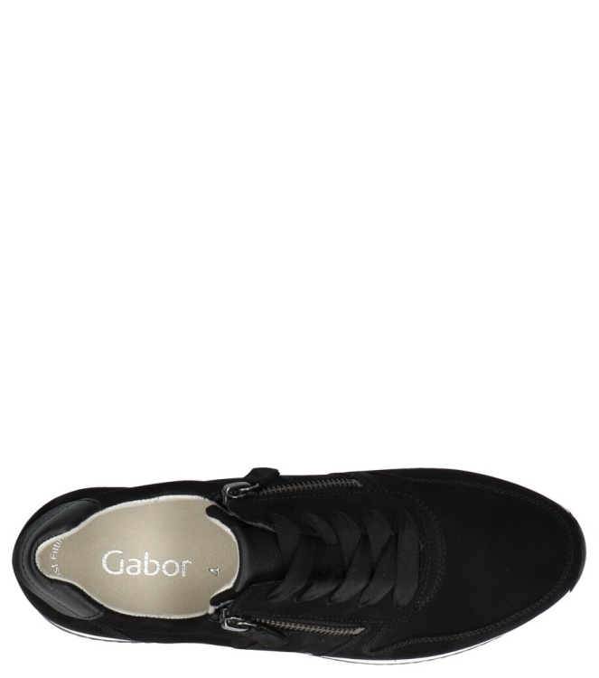 Gabor sneaker <span>63.420.17</span> 63.420.17 zwart - www.bremmerschoenen.info - Bremmer Schoenen