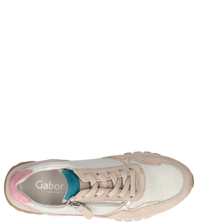 Gabor sneaker <span>66.378.63</span> 66.378.63 beige - www.bremmerschoenen.info - Bremmer Schoenen