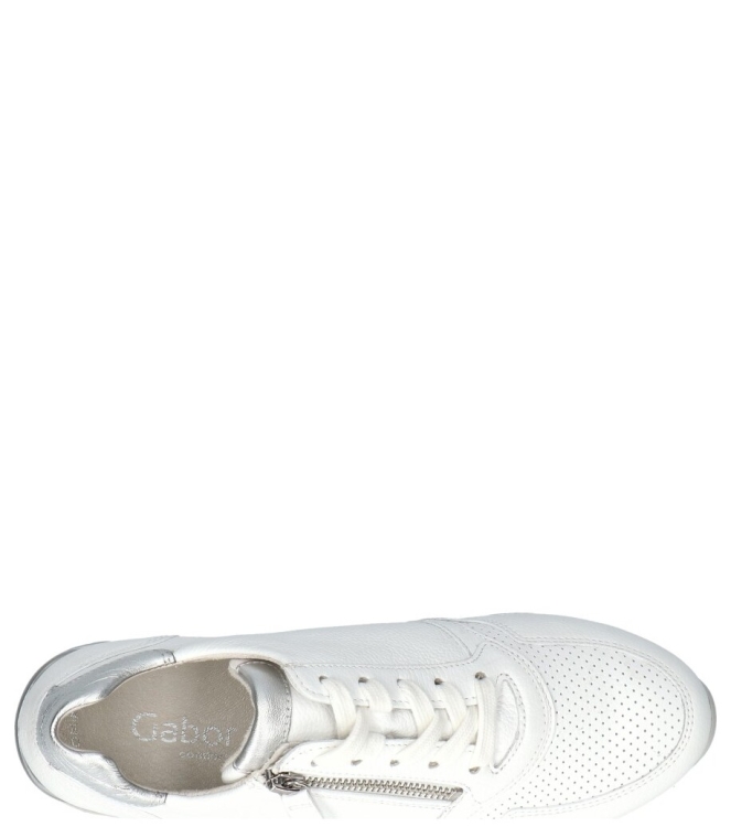 Gabor Gabor sneaker <span>66.528.50</span> 50 weiss/silber(perf) Gabor sneaker <span>66.528.50</span> 66.528.50 wit - www.bremmerschoenen.info - Bremmer Schoenen