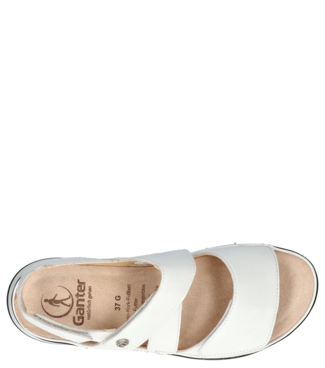 Ganter sandaal <span>200631 0600 Gianna</span> 200631 0600 Gianna wit - www.bremmerschoenen.info - Bremmer Schoenen