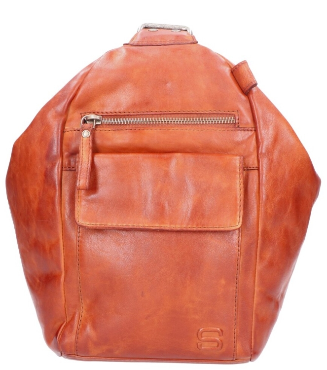 Spikes & Sparrow rugtas <span>50713147 Brandy</span> 50713147 Brandy cognac - www.bremmerschoenen.info - Bremmer Schoenen
